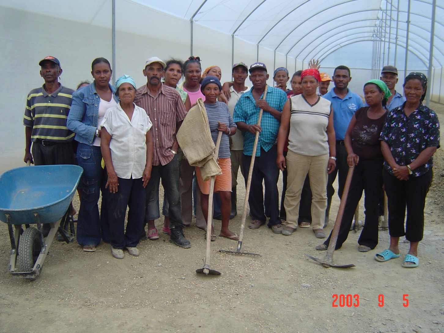 Group of farmers pose